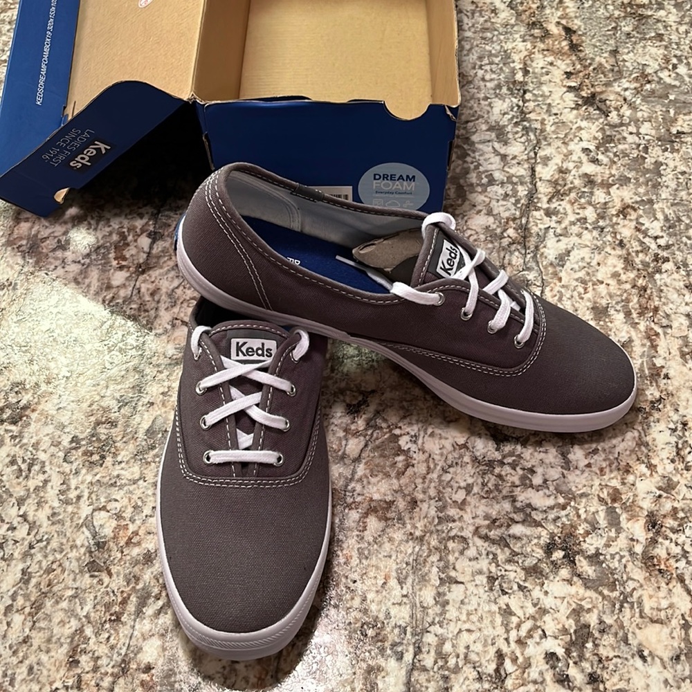 Keds Champion Gray Canvas